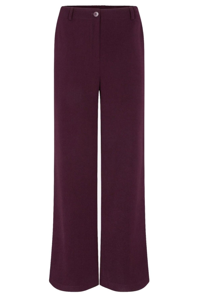 Ydence bordeaux dames broek | Vooraanzicht