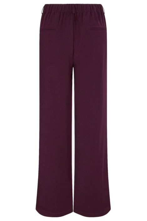 Ydence bordeaux dames broek | Achteraanzicht