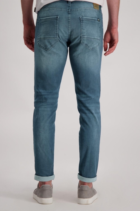Cars blauwe heren jeans | Model achteraanzicht
