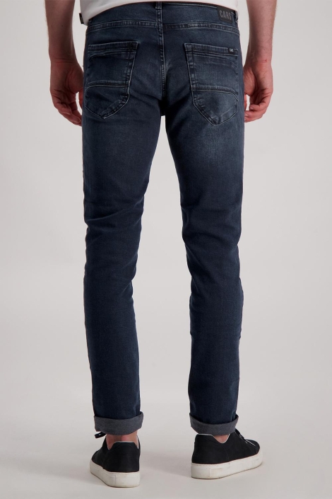 Cars blauwe heren jeans | Model achteraanzicht