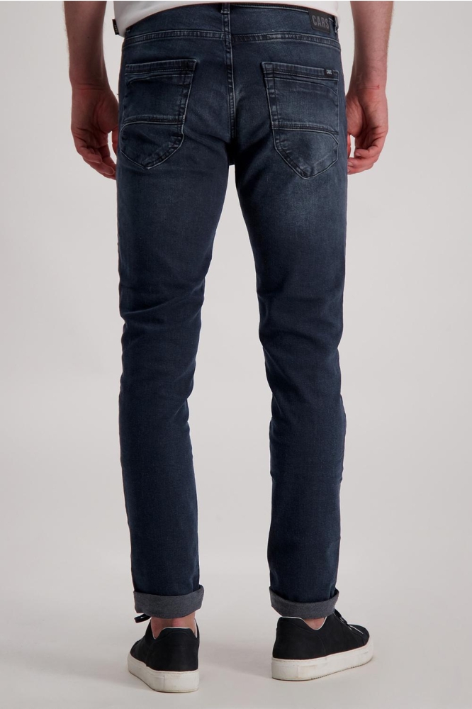Cars blauwe heren jeans | Model achteraanzicht
