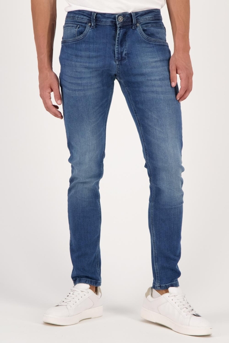 Gabbiano blauwe heren jeans | Model vooraanzicht