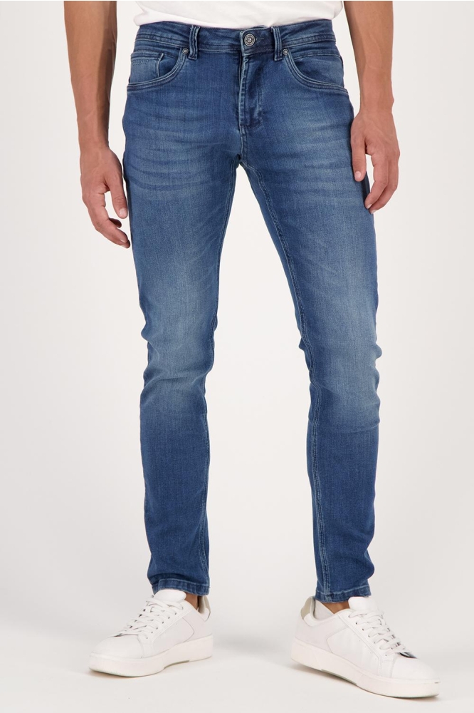 Gabbiano blauwe heren jeans | Model vooraanzicht