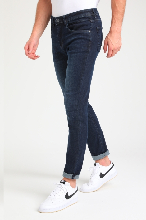Gabbiano blauwe heren jeans | Model zijaanzicht