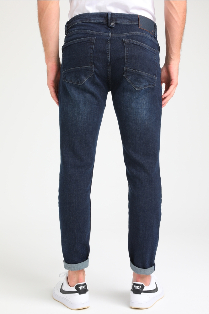 Gabbiano blauwe heren jeans | Model achteraanzicht