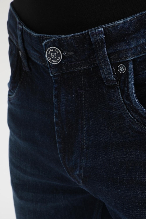 Gabbiano blauwe heren jeans | Close up