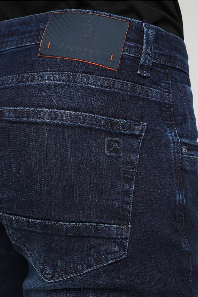 Gabbiano blauwe heren jeans | Close up