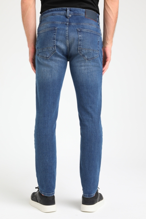 Gabbiano blauwe heren jeans | Model achteraanzicht