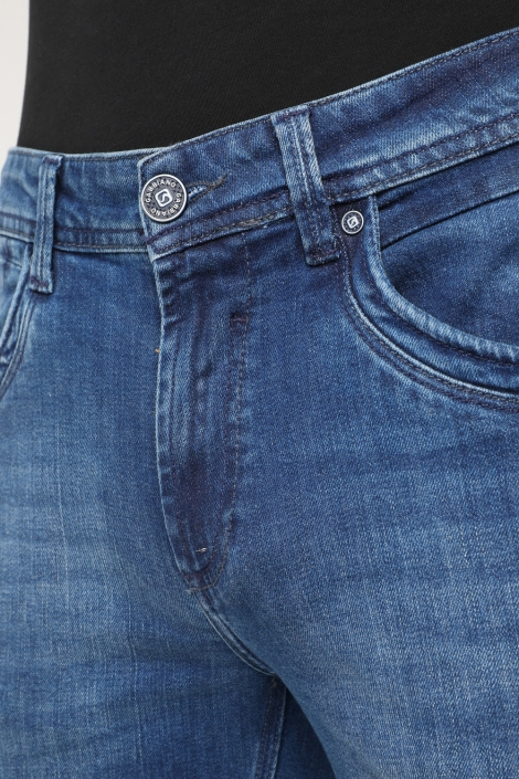 Gabbiano blauwe heren jeans | Close up