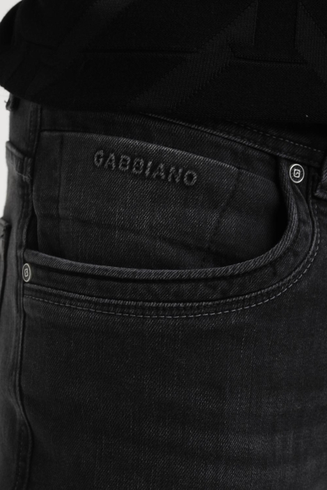 Gabbiano zwarte heren jeans | Close up