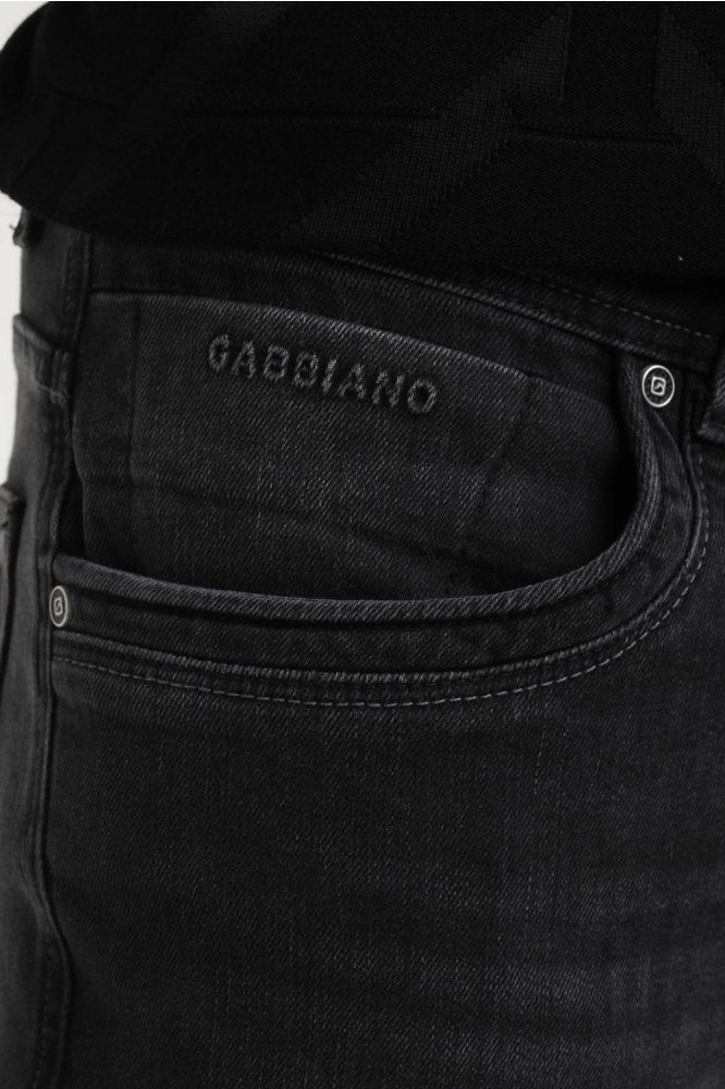 Gabbiano zwarte heren jeans | Close up