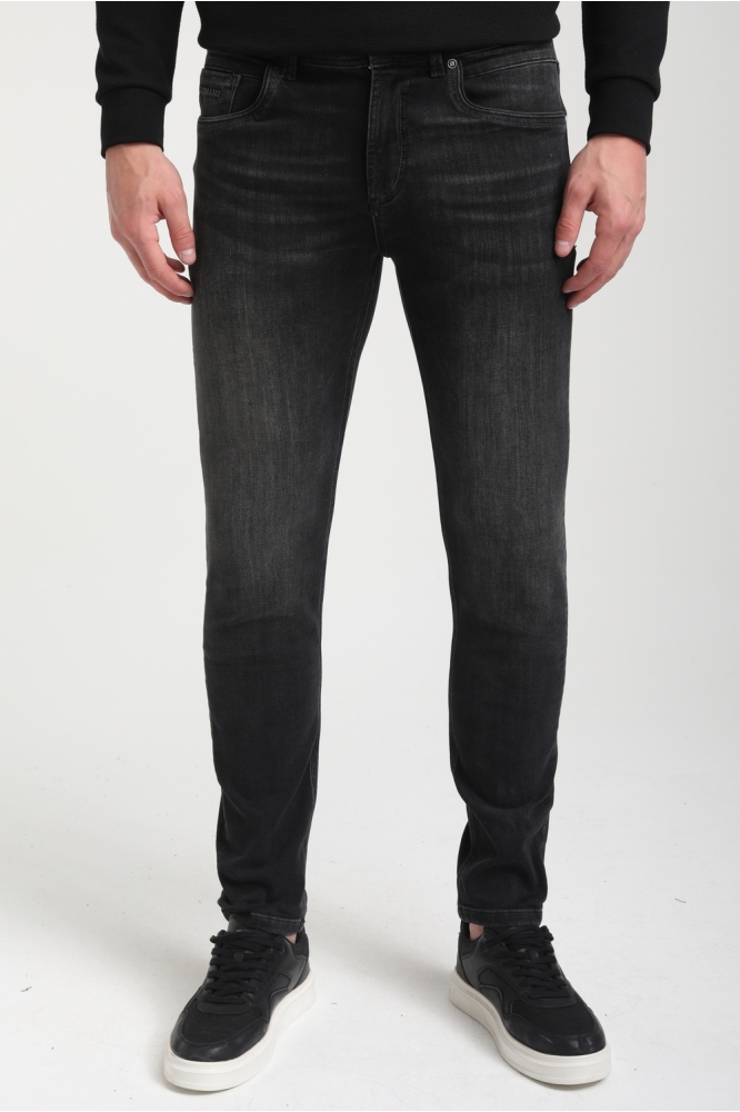 Gabbiano zwarte heren jeans | Model vooraanzicht