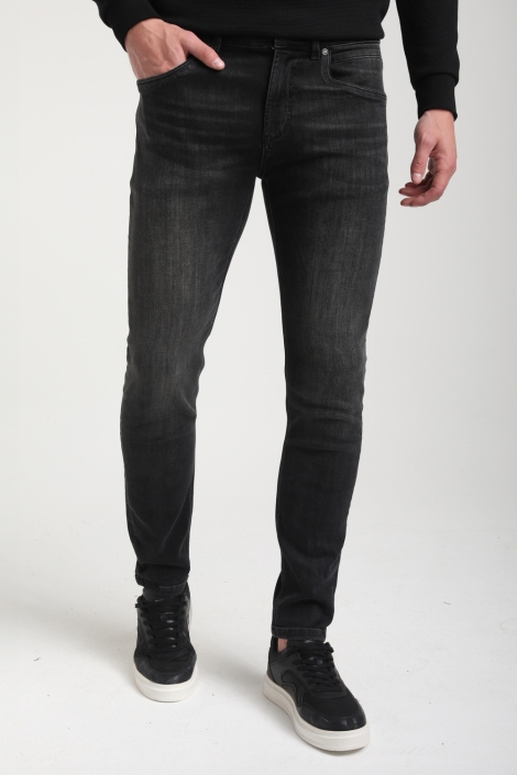 Gabbiano zwarte heren jeans | Model vooraanzicht