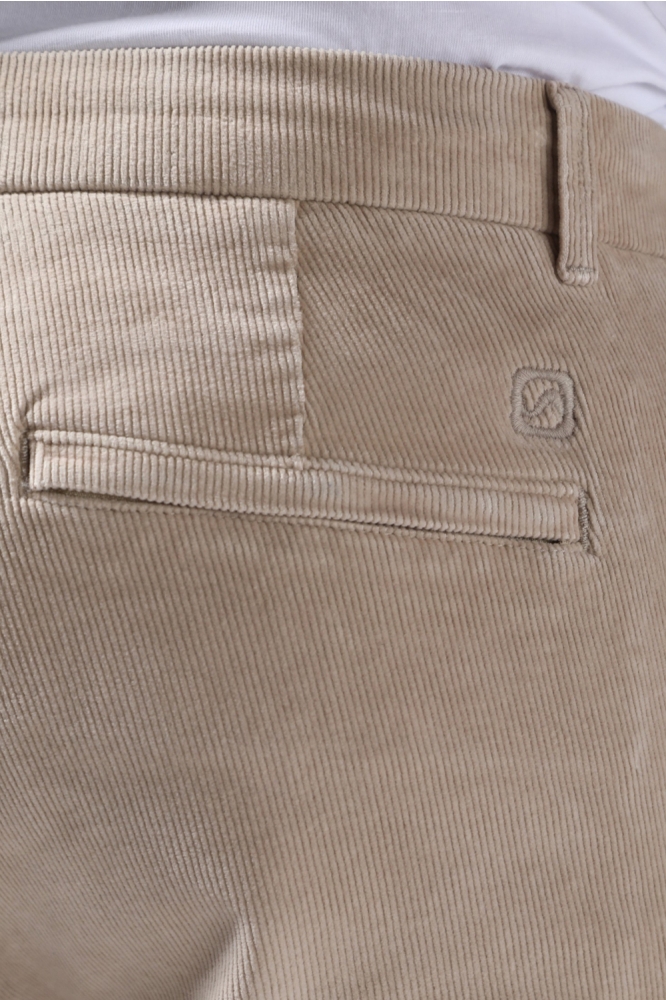 Gabbiano taupe heren broek | Close up