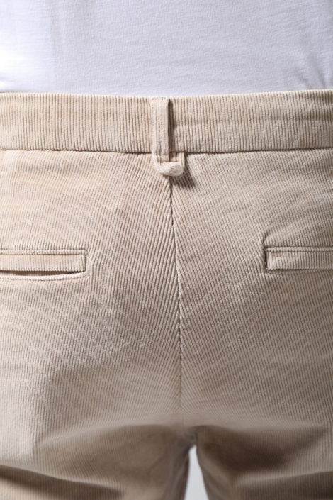 Gabbiano taupe heren broek | Close up