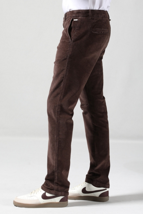 Gabbiano bruine heren broek | Model zijaanzicht
