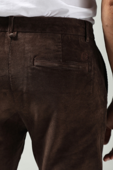 Gabbiano bruine heren broek | Close up