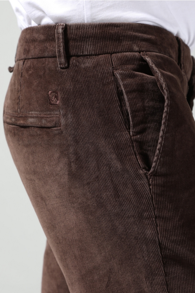 Gabbiano bruine heren broek | Close up
