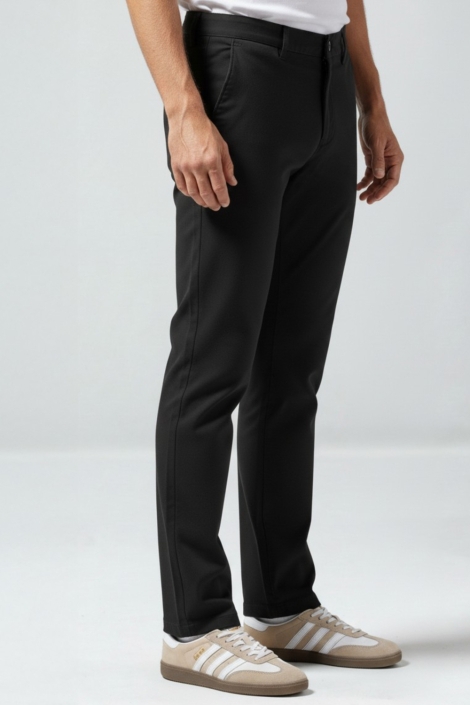 Gabbiano zwarte heren broek | Model zijaanzicht