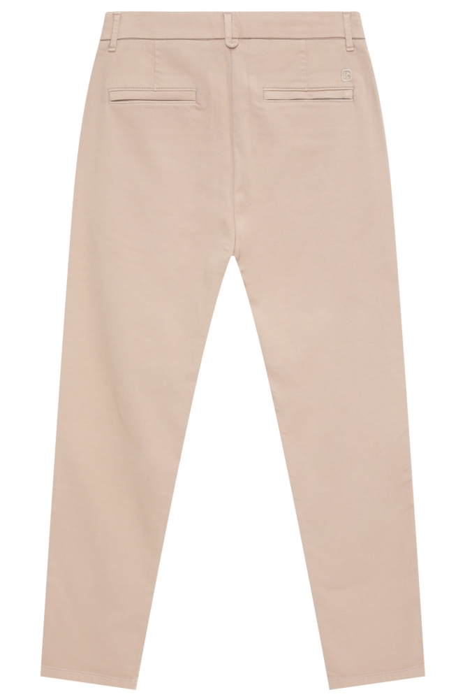 Gabbiano taupe heren broek | Achteraanzicht