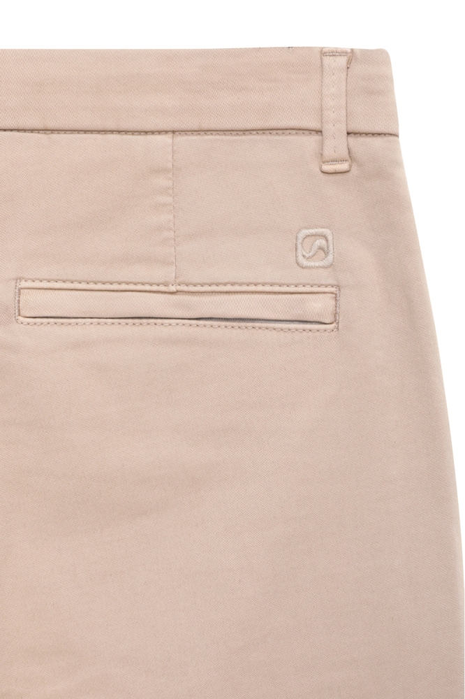 Gabbiano taupe heren broek | Close up