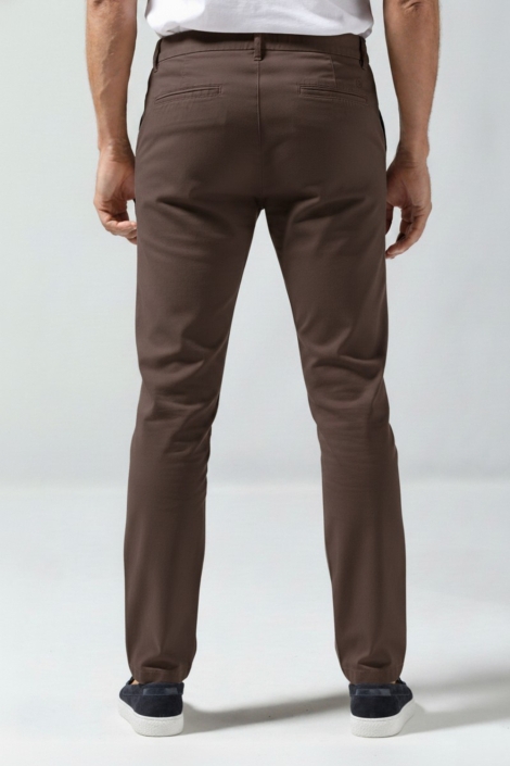 Gabbiano bruine heren broek | Model achteraanzicht