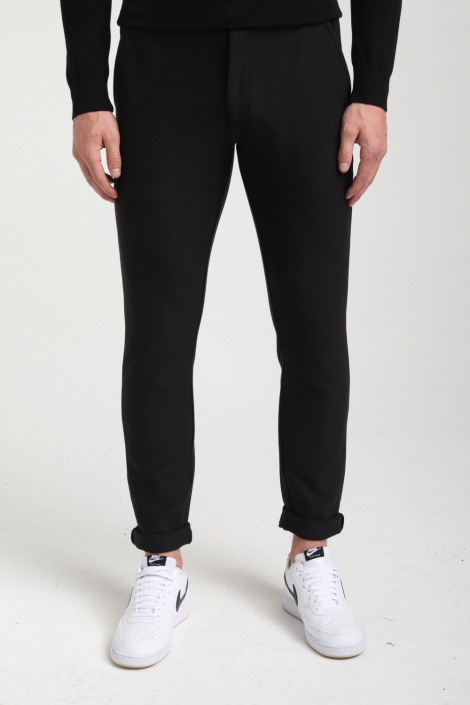 Gabbiano zwarte heren broek | Model vooraanzicht