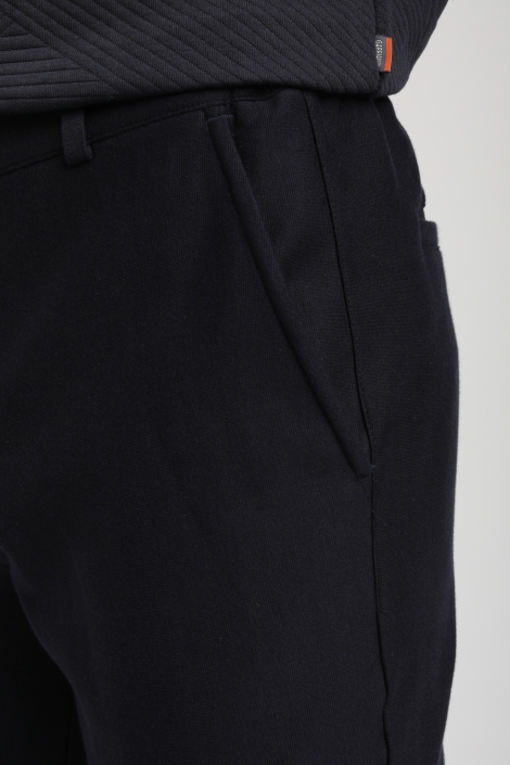 Gabbiano blauwe heren broek | Close up