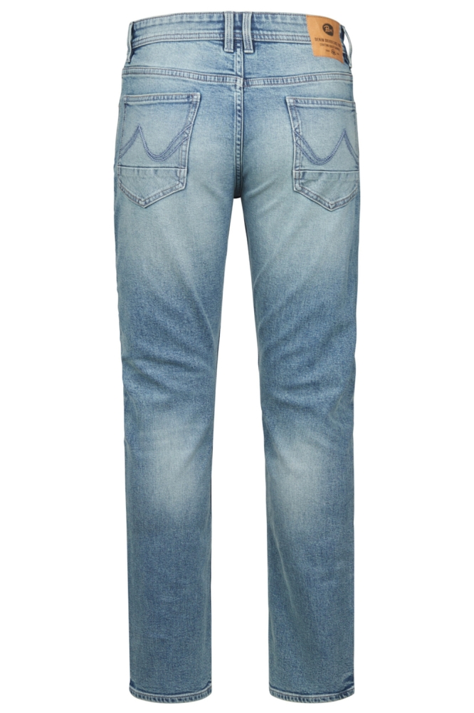 Petrol Industries blauwe heren jeans | Achteraanzicht