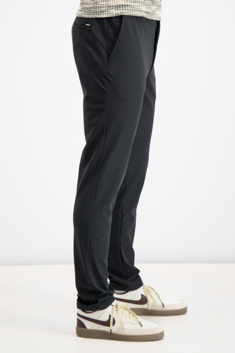 Gabbiano blauwe heren broek | Model zijaanzicht