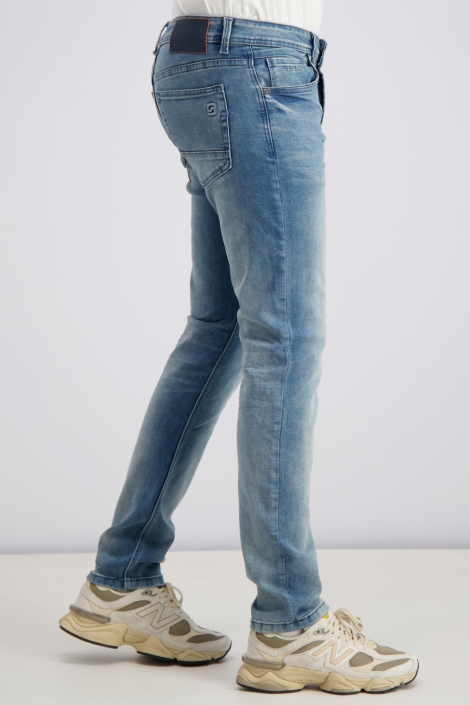Gabbiano blauwe heren jeans | Model zijaanzicht
