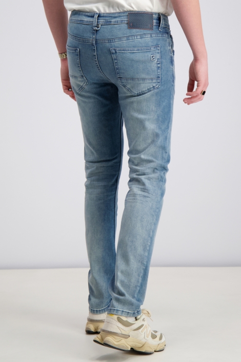 Gabbiano blauwe heren jeans | Model achteraanzicht
