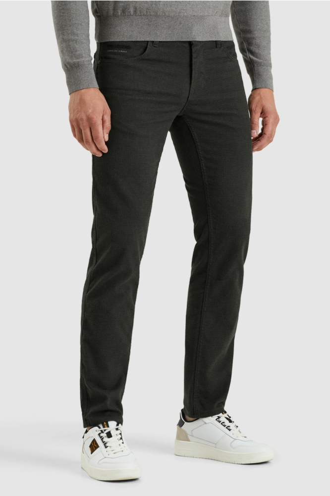 PME legend blauwe heren broek | Model zijaanzicht