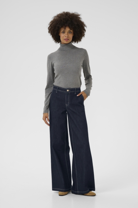 Culture blauwe dames jeans | Model