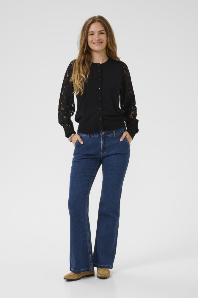 Culture blauwe dames jeans | Model