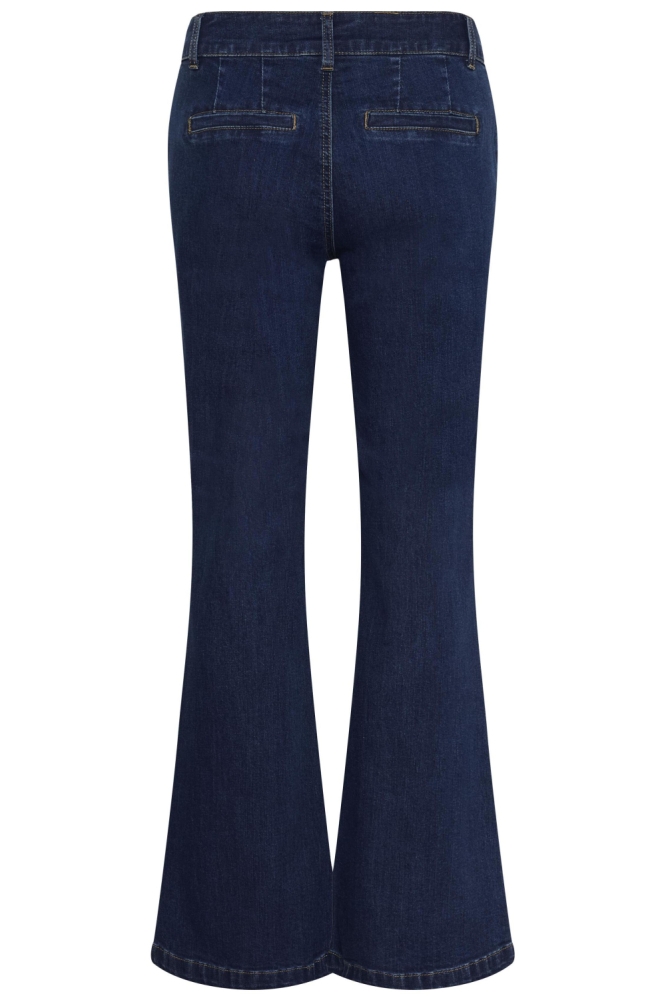 Culture blauwe dames jeans | Achteraanzicht