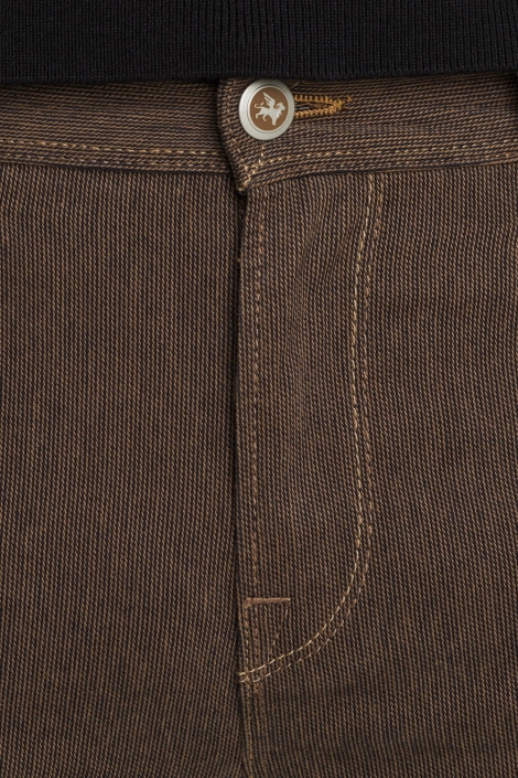 Vanguard bruine heren broek | Close up