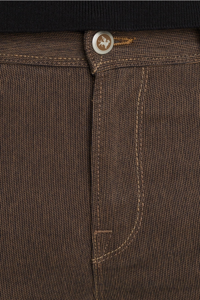 Vanguard bruine heren broek | Close up