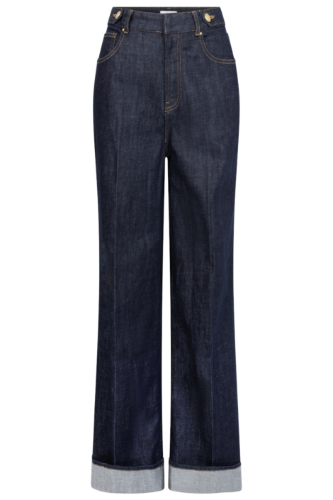 Aaiko blauwe dames jeans | Vooraanzicht