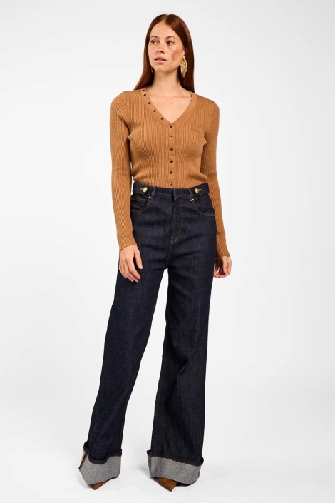 Aaiko blauwe dames jeans | Model