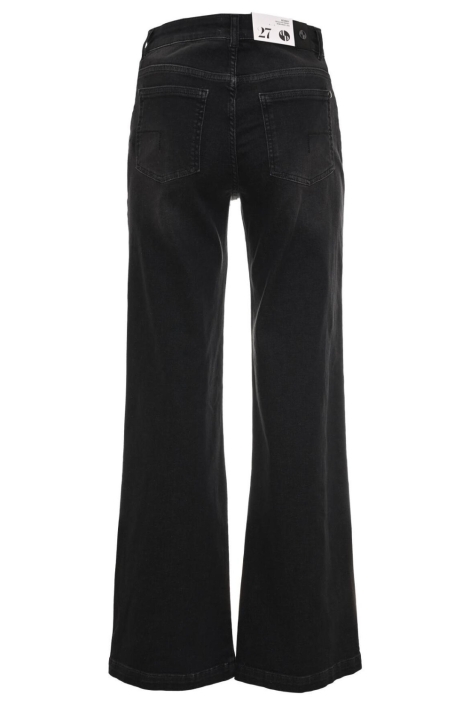 Dnm pure zwarte dames jeans | Achteraanzicht