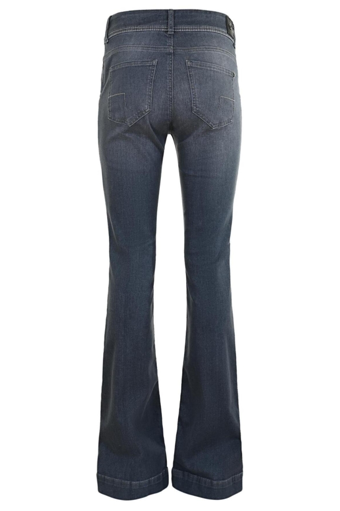 Dnm pure grijze dames jeans | Achteraanzicht