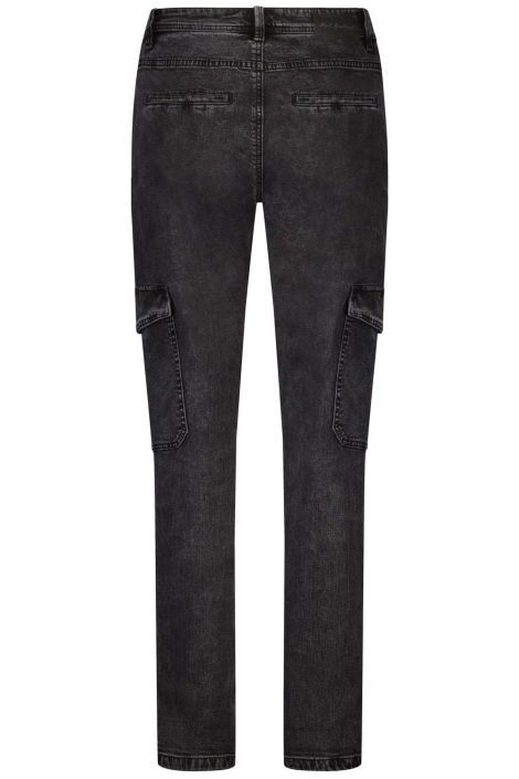 Red Button zwarte dames jeans | Achteraanzicht