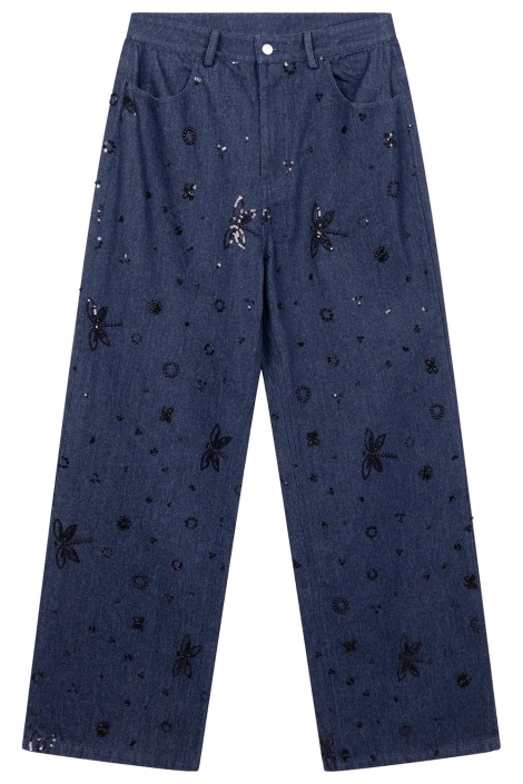 Refined Department blauwe dames jeans | Vooraanzicht