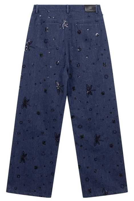 Refined Department blauwe dames jeans | Achteraanzicht