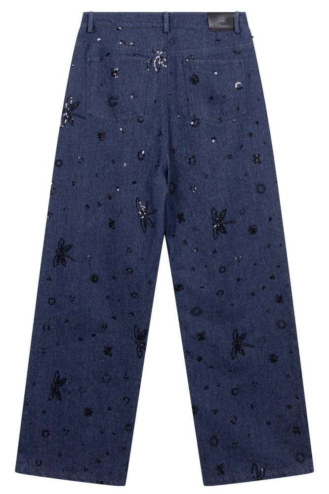 Refined Department blauwe dames jeans | Achteraanzicht