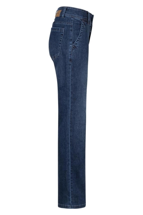 Red Button blauwe dames jeans | Zijaanzicht