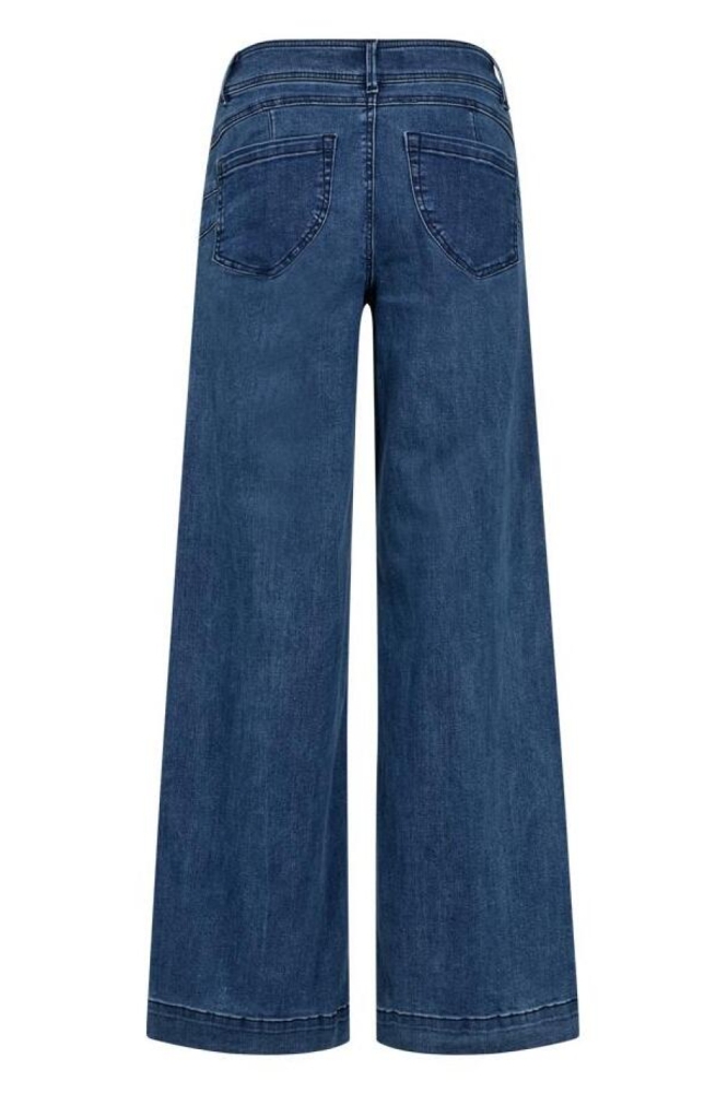 Freequent blauwe dames jeans | Achteraanzicht