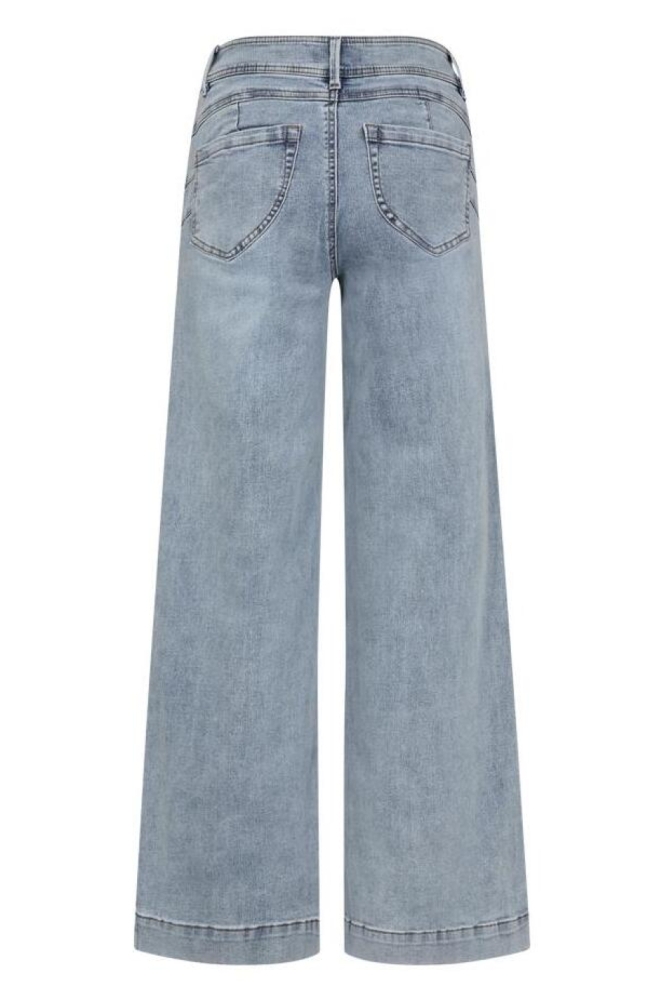 Freequent blauwe dames jeans | Achteraanzicht
