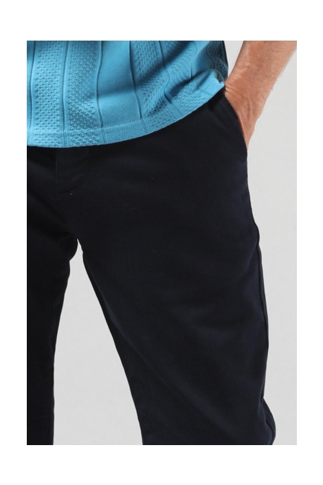 Gabbiano blauwe heren broek | Close up